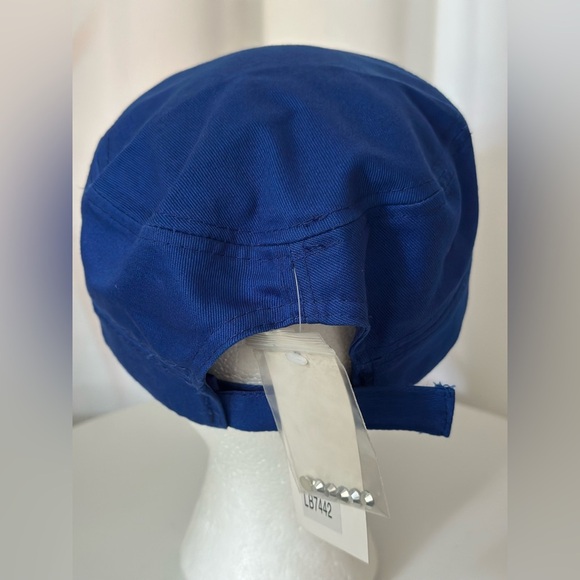 Something Special 100% Cotton Blue Hat Silver Embellishment (894) - Picture 4 of 8